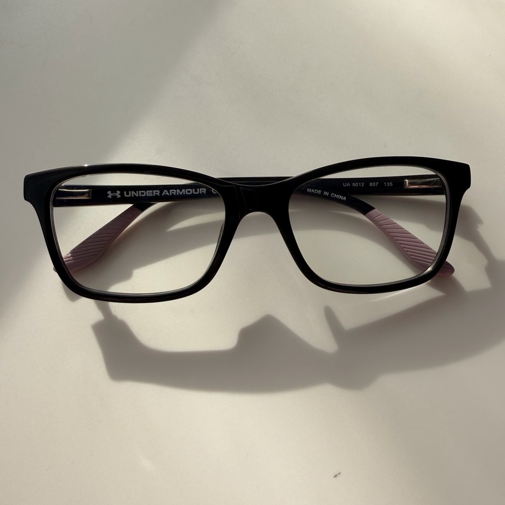 Under Armour Black and Copper Eyeglasses
